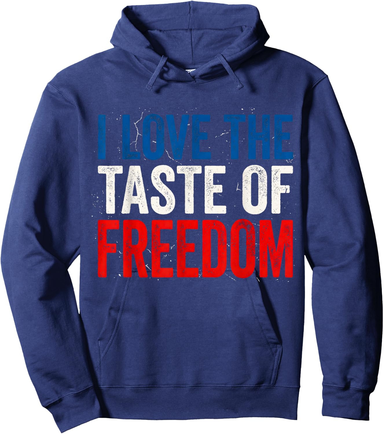 I Love The Taste of Freedom Couple Matching Patriotic Fourth Hoodie - Hoodie | Navy