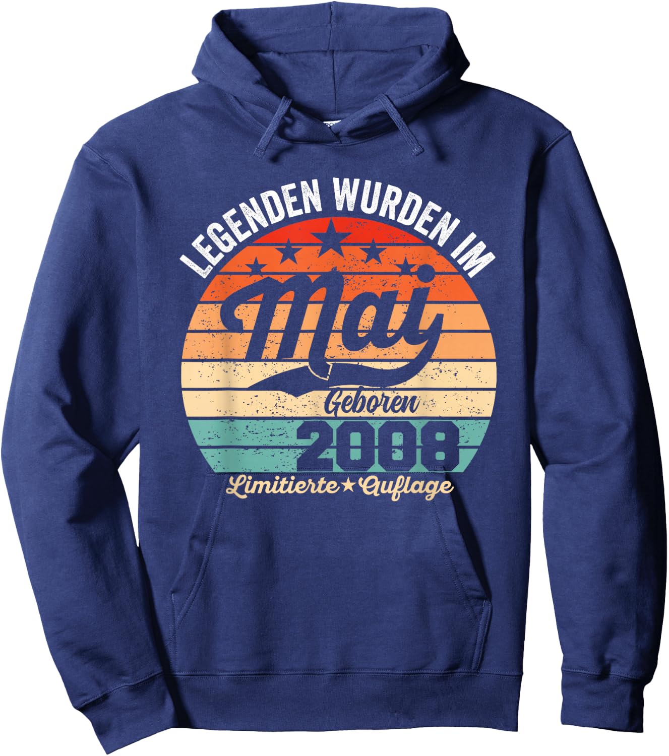 18. Geburtstag Geschenk Mann Legenden Sind Im Mai 2008 Hoodie - Hoodie | Navy
