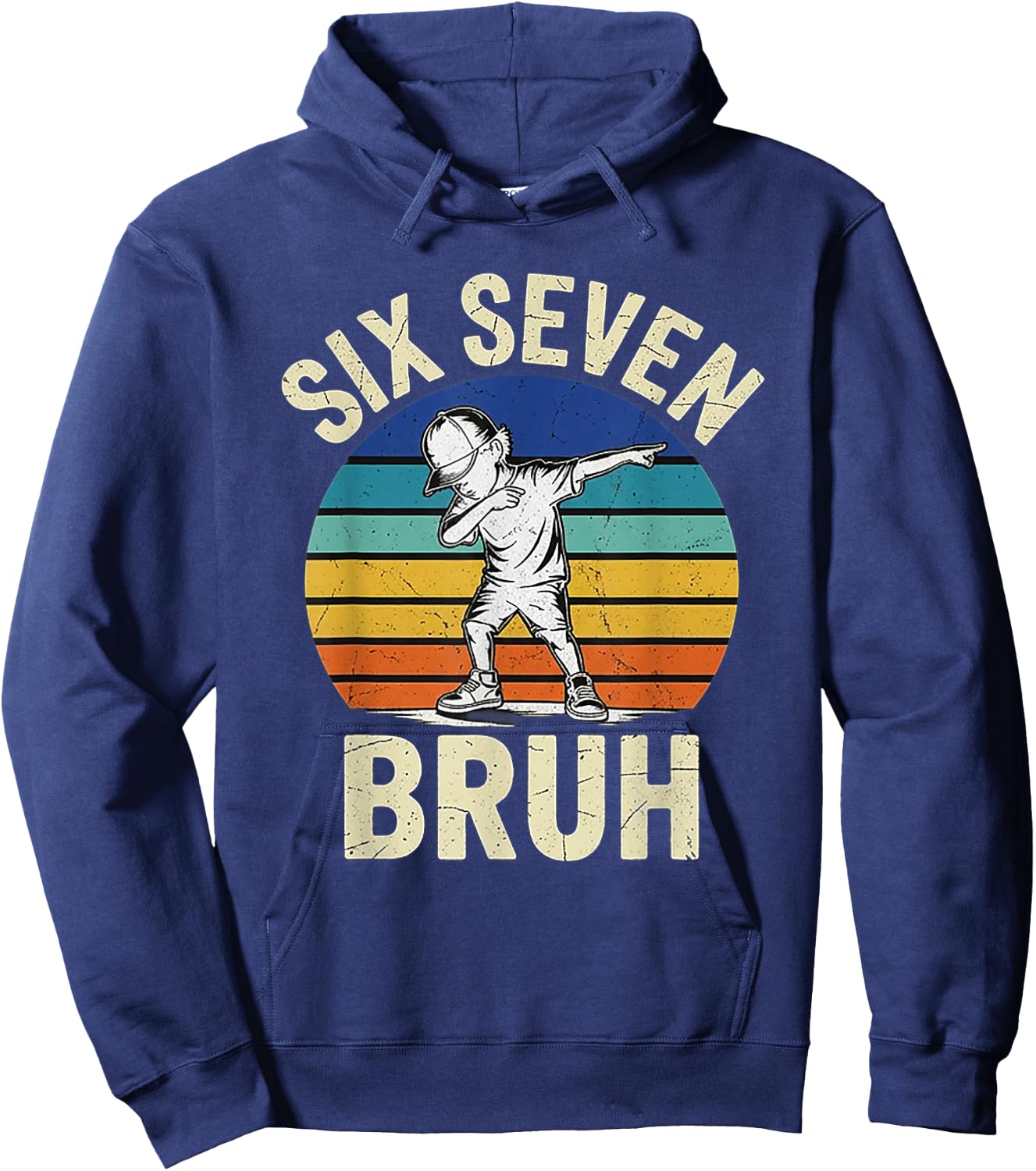 Kinder Meme 67 Six Seven 6 7 Hoodie - Hoodie | Navy