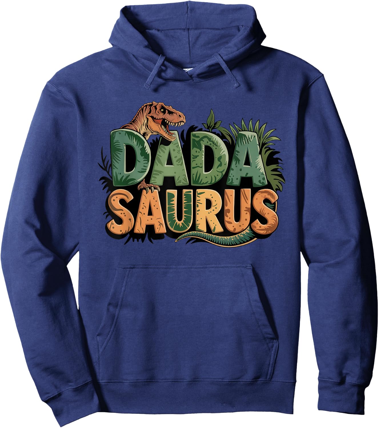 Dadasaurus Dinosaur Dad Saurus Family Matching Hoodie - Hoodie | Navy