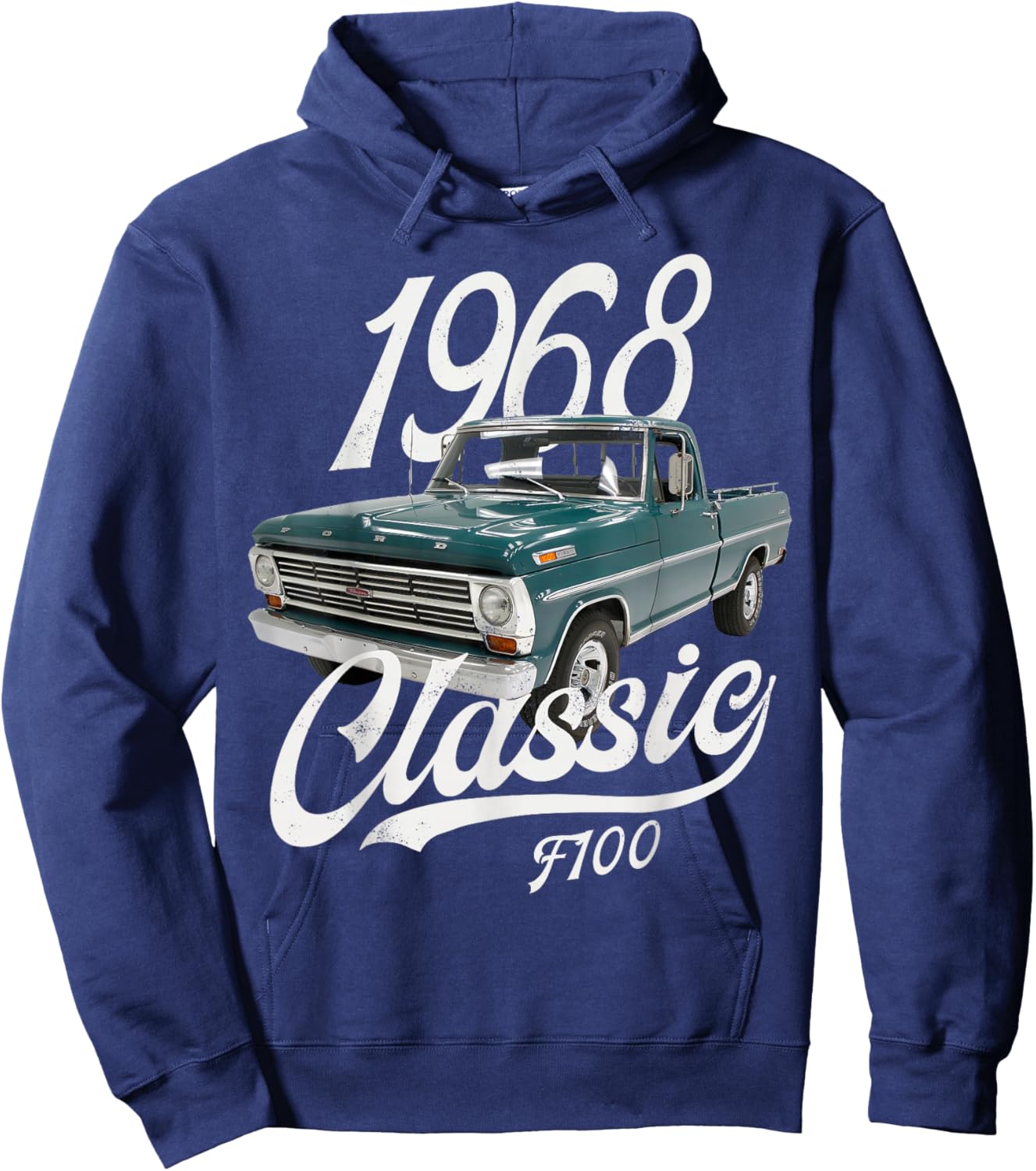 1968 Classic F100 Blue Hoodie - Hoodie | Navy