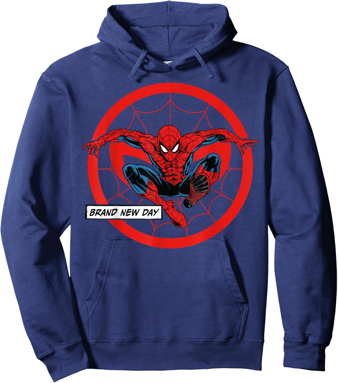 Marvel Studios Spider-Man: BND Movie 2026 Spidey & Mask Icon Hoodie - Hoodie | Navy