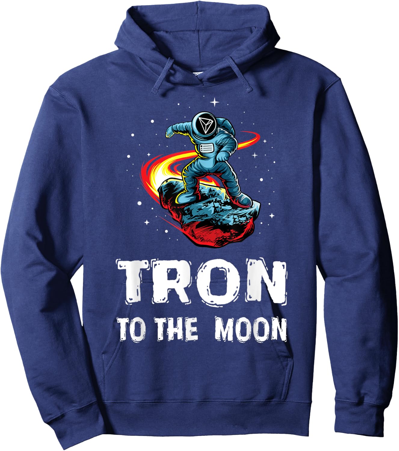 TRX Tron to the Moon Shirt, Funny Tron Astronaut Space Suit Hoodie - Hoodie | Navy