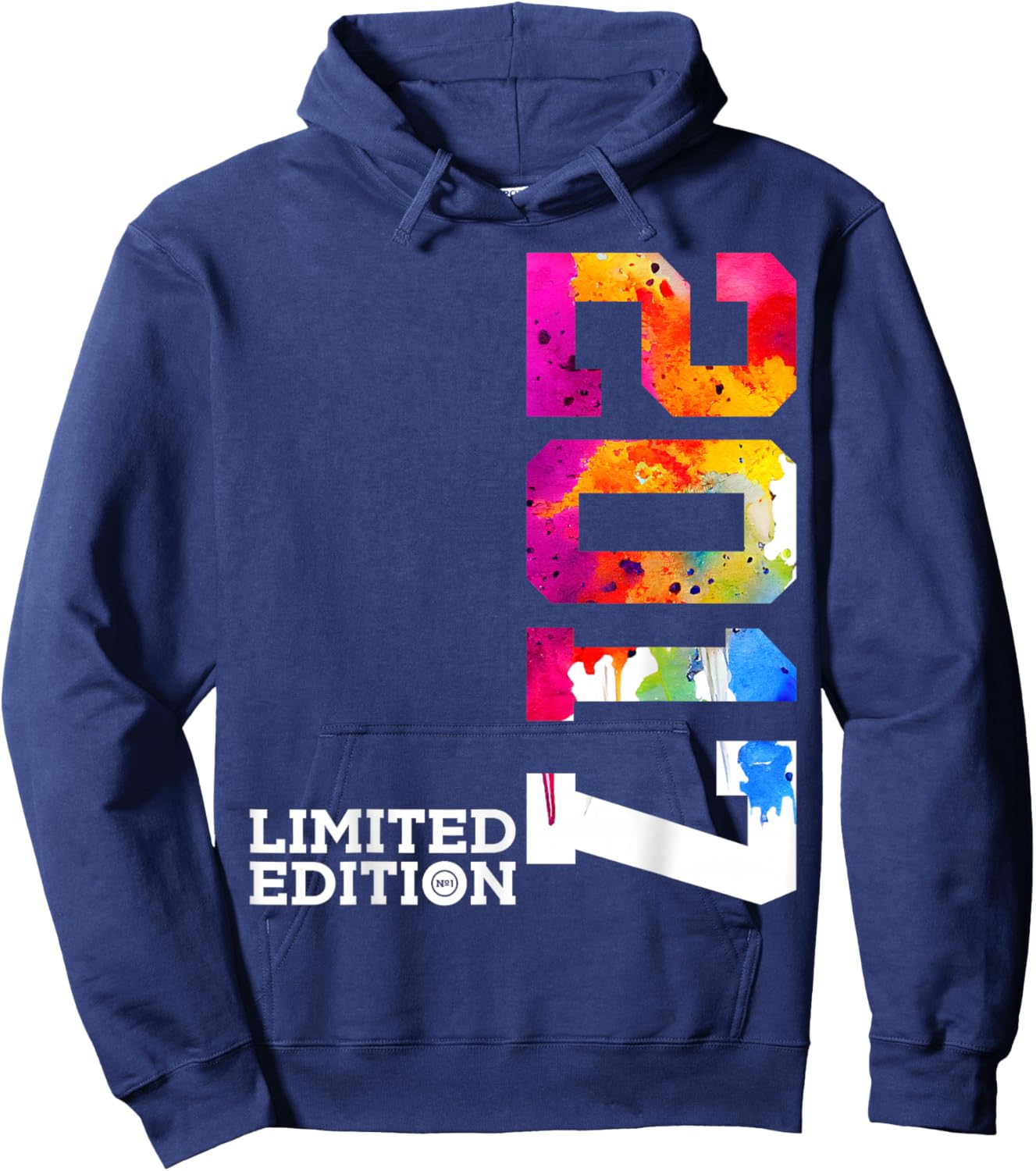 Kids 7 YEARS 7TH BIRTHDAY LIMITED EDITION 2017 T SHIRT, black Hoodie - Hoodie | Navy