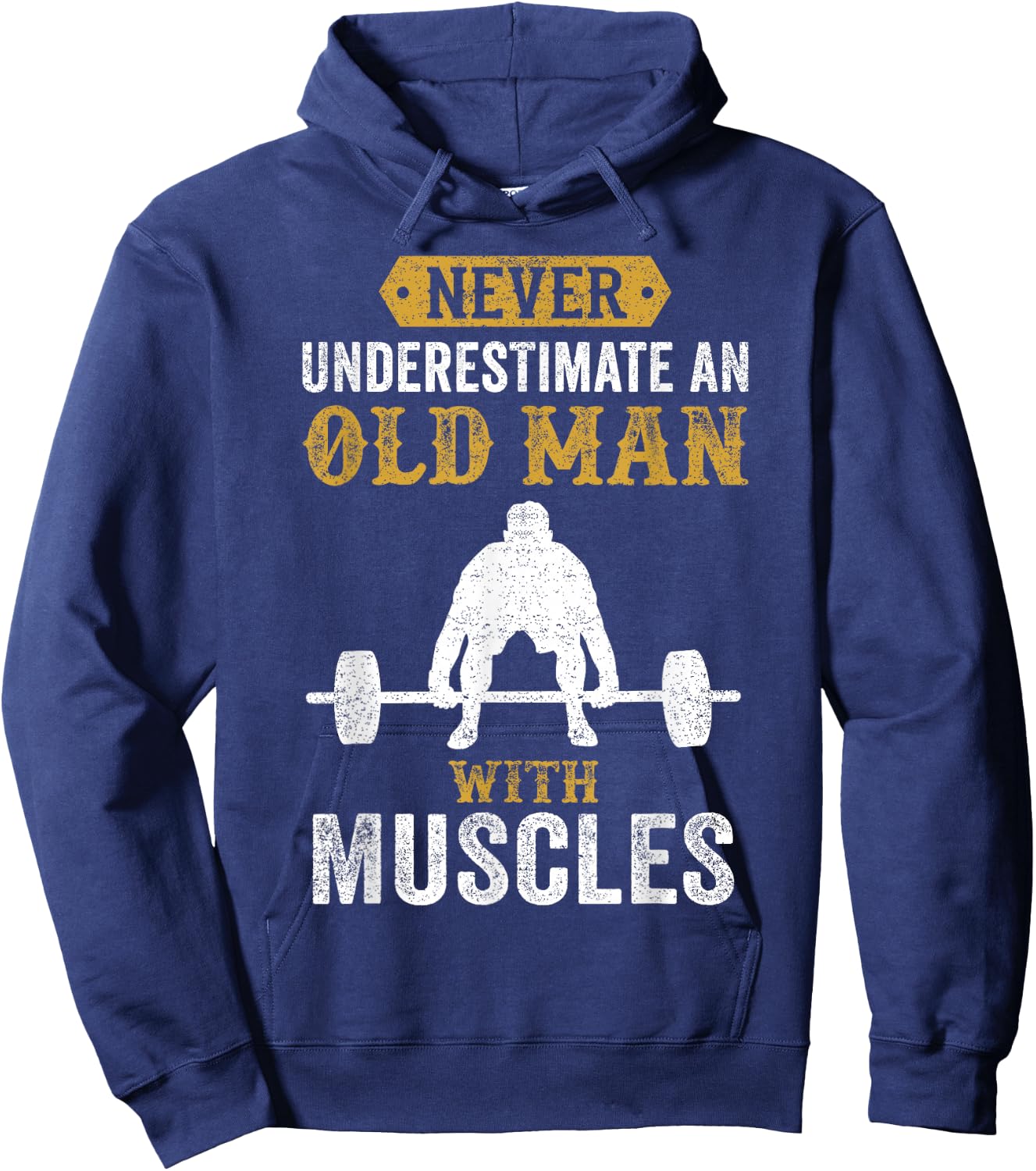 Funny Saying Weightlifting Gift Bodybuilder Hoodie - Hoodie | Navy