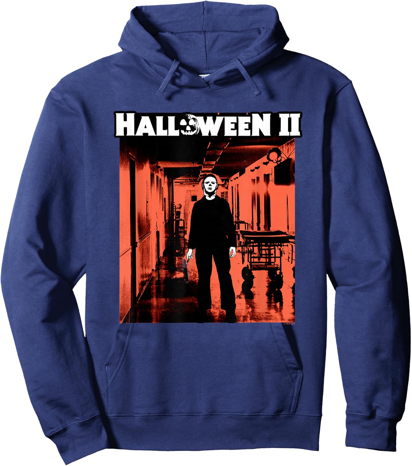 Halloween II Michael Myers Hospital Hoodie - Hoodie | Navy