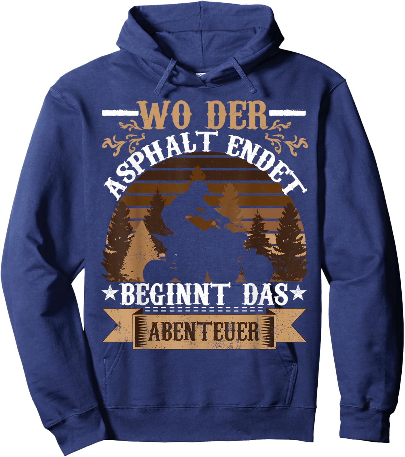Quad Motorsport Quad Biker , black Hoodie - Hoodie | Navy