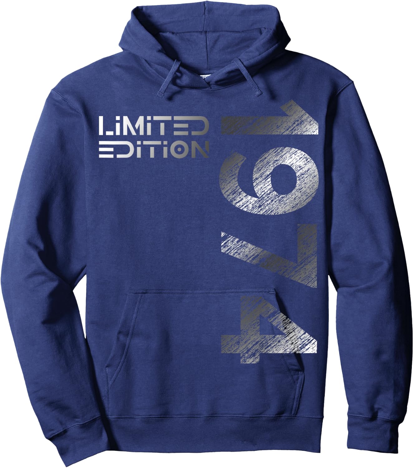 50th Birthday Limited Edition Vintage 1974 Man Woman , black Hoodie - Hoodie | Navy