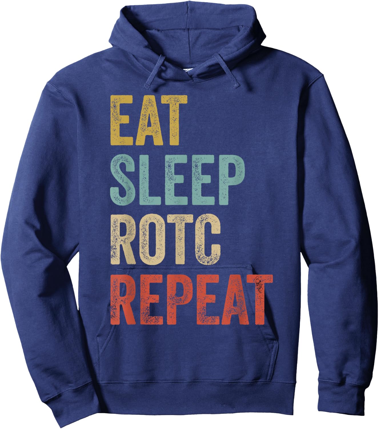 Eat Sleep ROTC Repeat US ROTC Hoodie - Hoodie | Navy