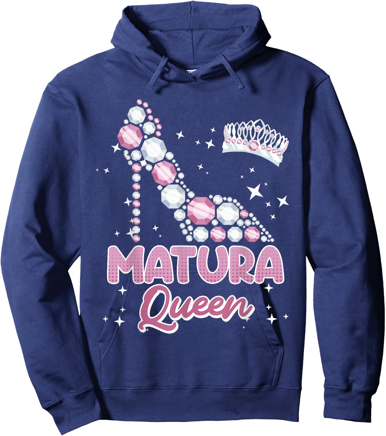 Matura Queen 2026 Maturantin Schulabschluss Mädchen Hoodie - Hoodie | Navy