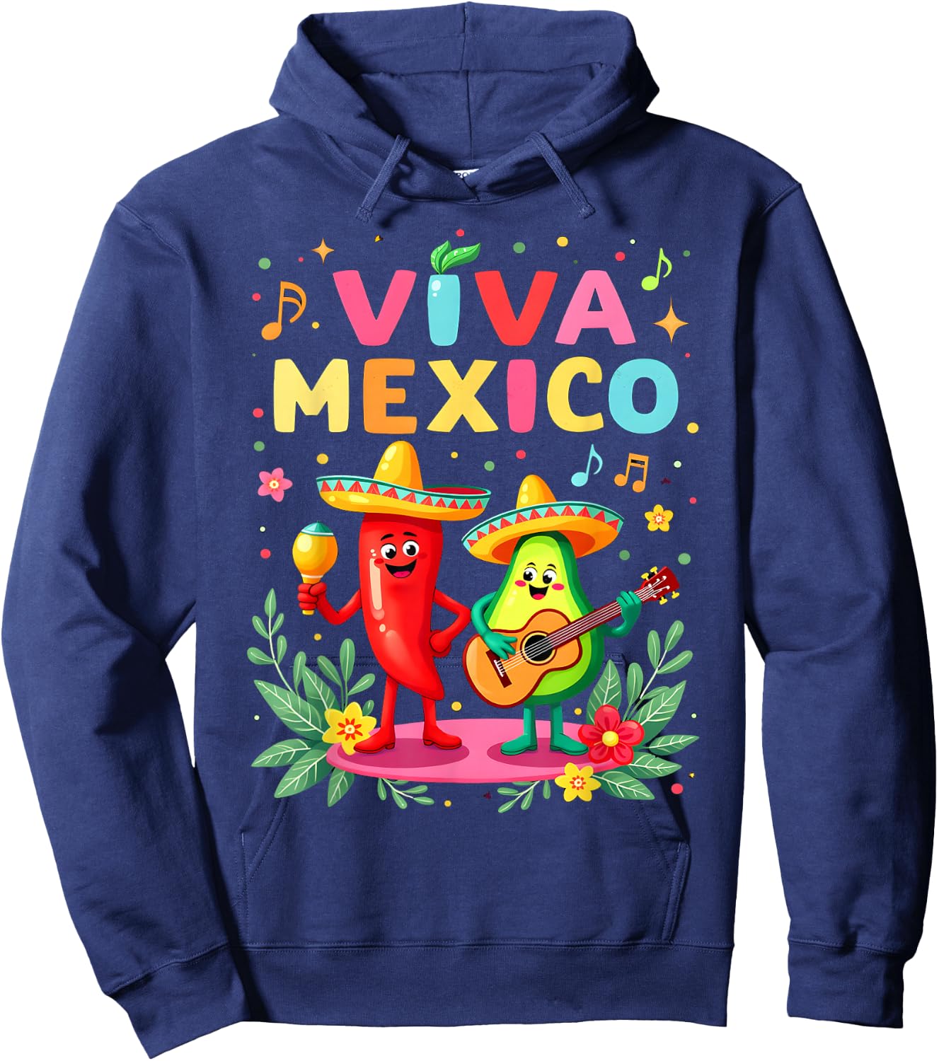 Viva Mexico Mexican Independence Day Kids Dance Mexican Hoodie - Hoodie | Navy