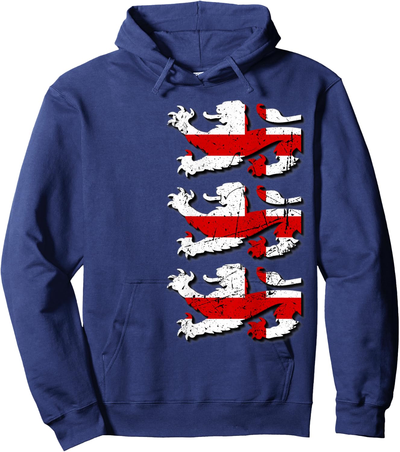 3 Lions Flag Hoodie - Hoodie | Navy