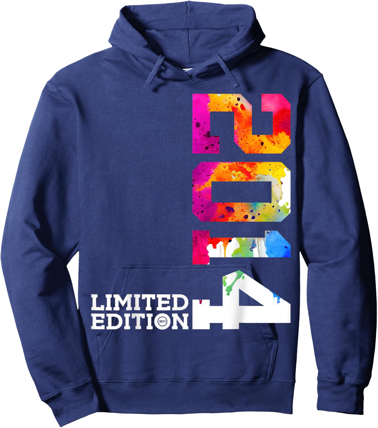 10 YEARS 10TH BIRTHDAY LIMITED EDITION 2014 , black Hoodie - Hoodie | Navy