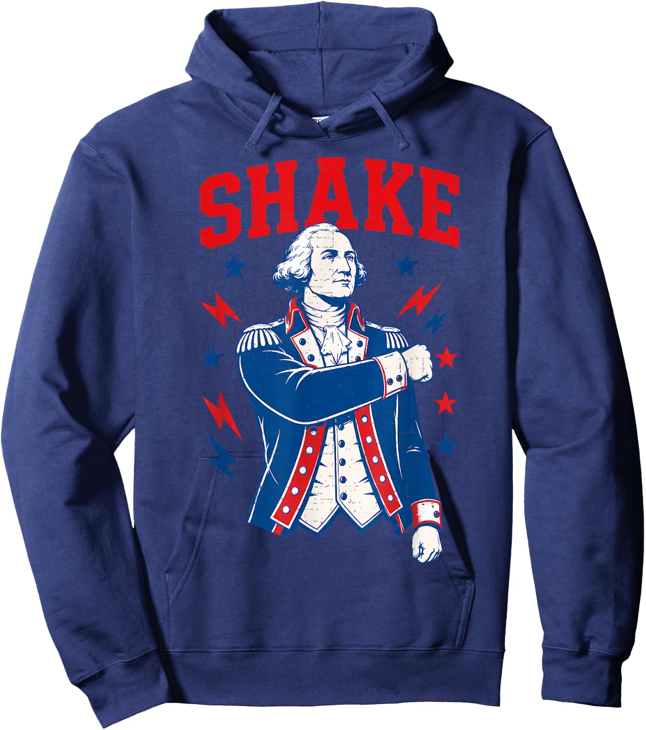 Funny Shake and Bake 4th of July Couple Matching Hoodie - Hoodie | Navy