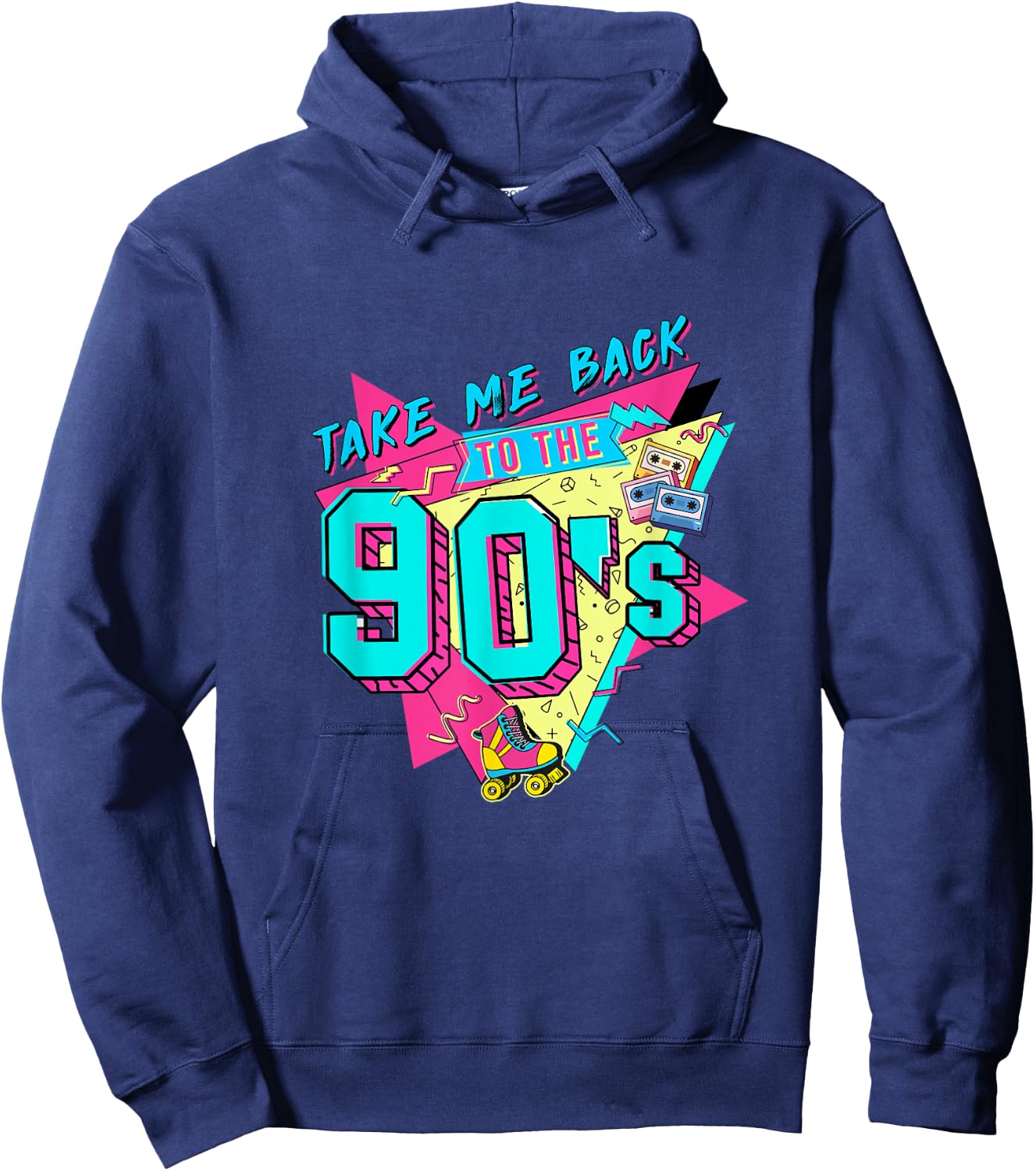 Bring Me Back to the 90s Made in the 90s 1990s Generation 90s , black Hoodie - Hoodie | Navy