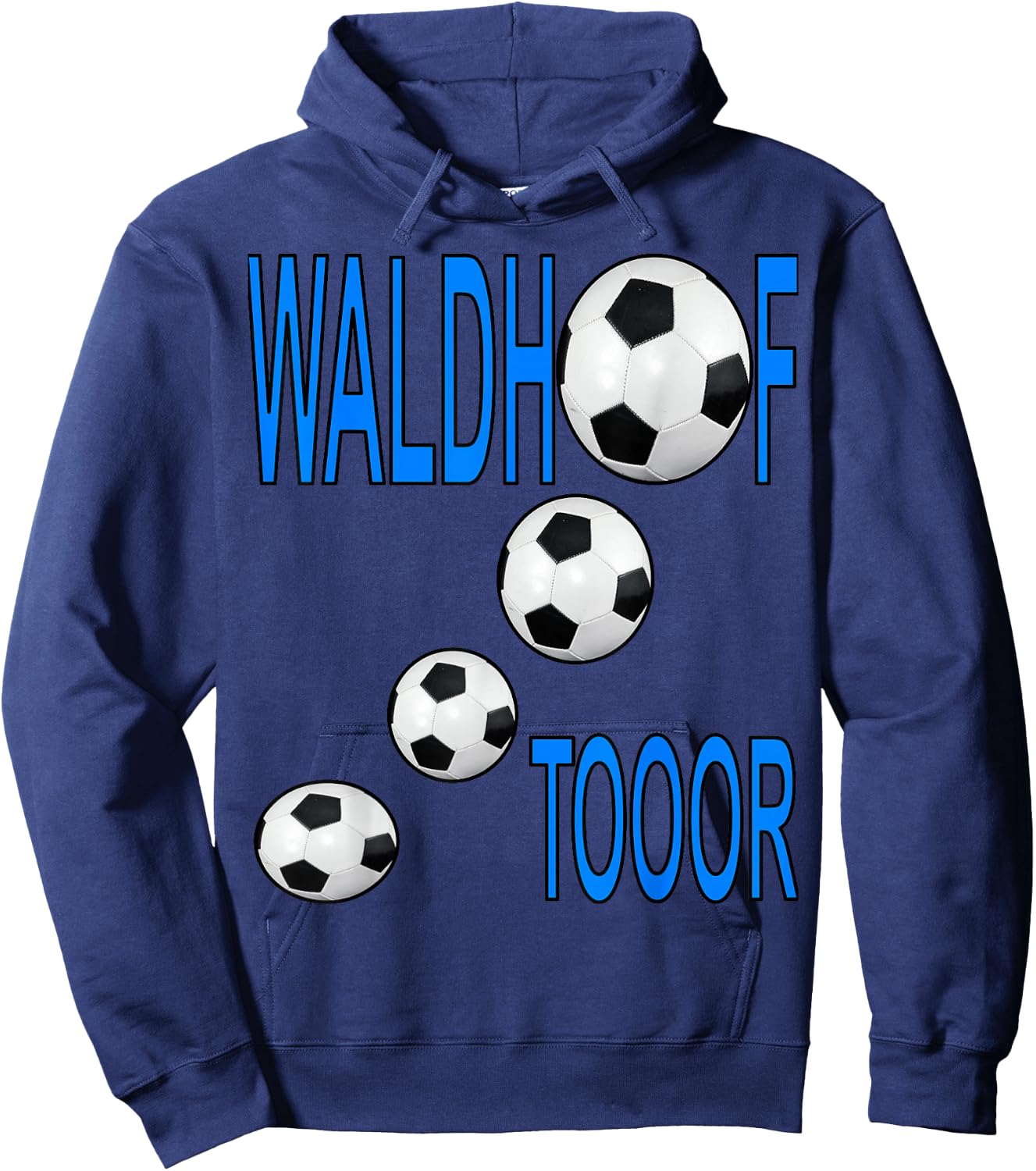 Born in Mannheim, Waldhof, Gift, , black Hoodie - Hoodie | Navy