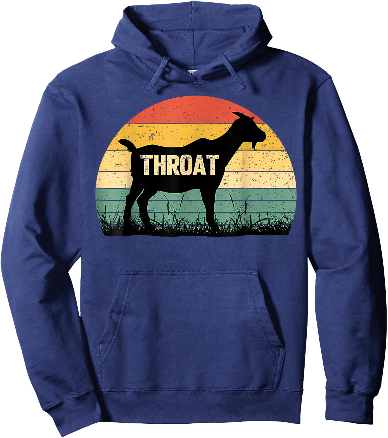 Funny Throat Goat - Adult Humor Sarcastic Outfit Hoodie - Hoodie | Navy