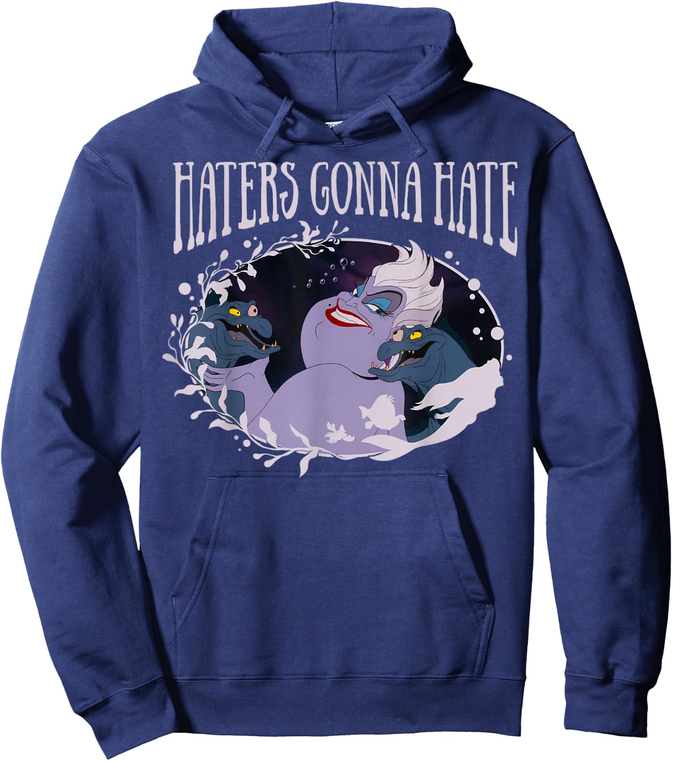 Disney Little Mermaid Ursula Haters Gonna Hate Hoodie - Hoodie | Navy