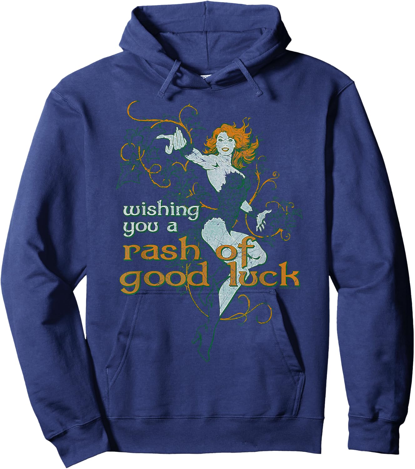 Batman Poison Ivy Rash of Good Luck Hoodie - Hoodie | Navy