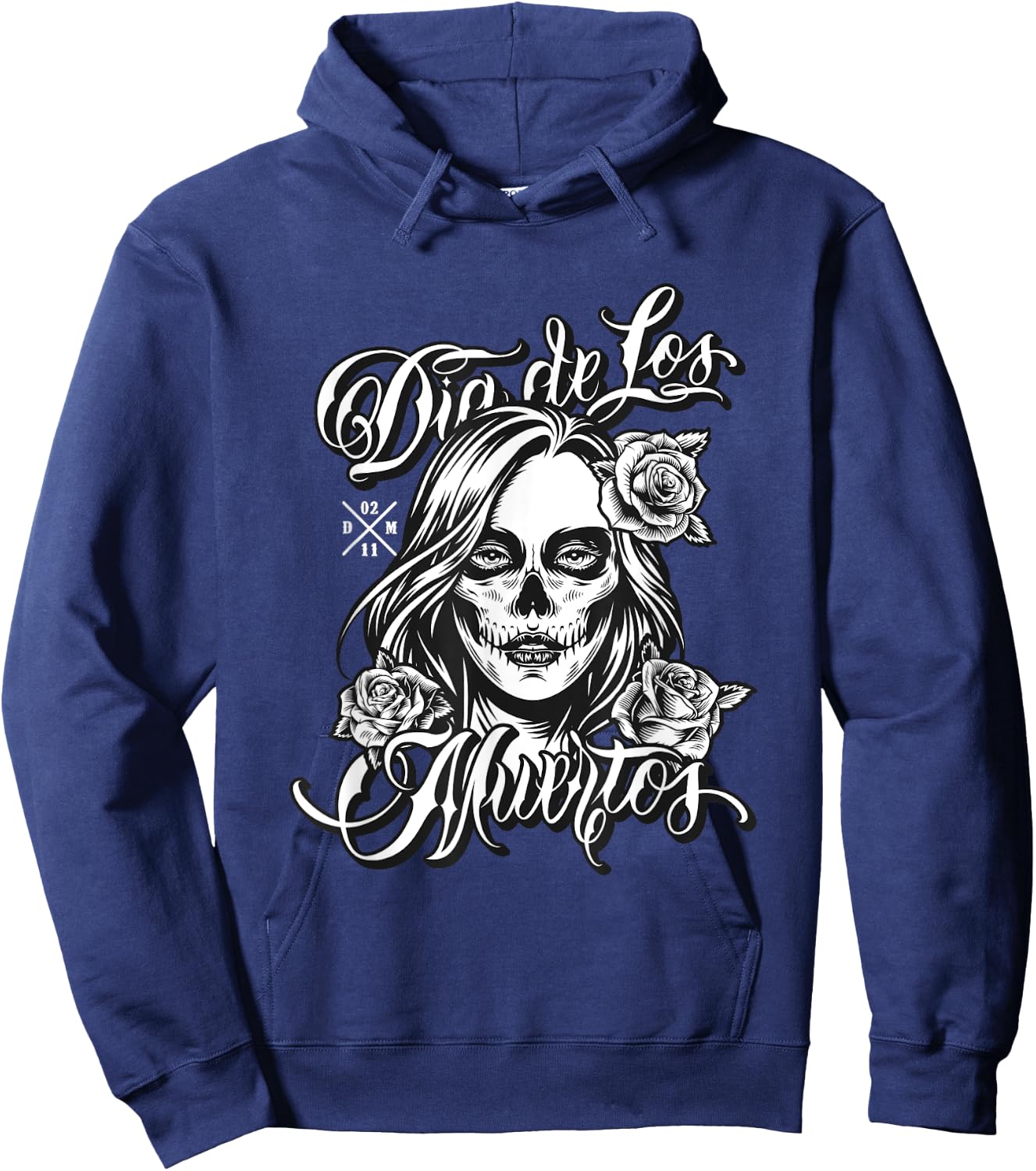 Tag der Toten I Día de los Muertos I La Catrina Hoodie - Hoodie | Navy