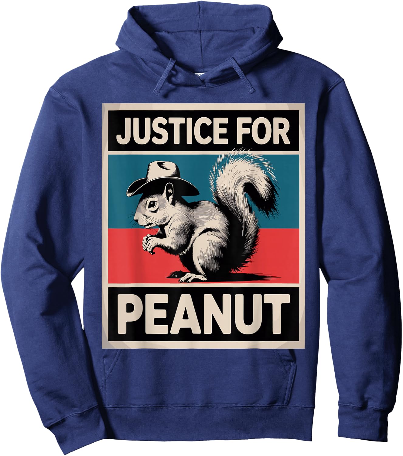 Justice for Peanut The Squirrel - The Squirrel P-nut Hoodie - Hoodie | Navy