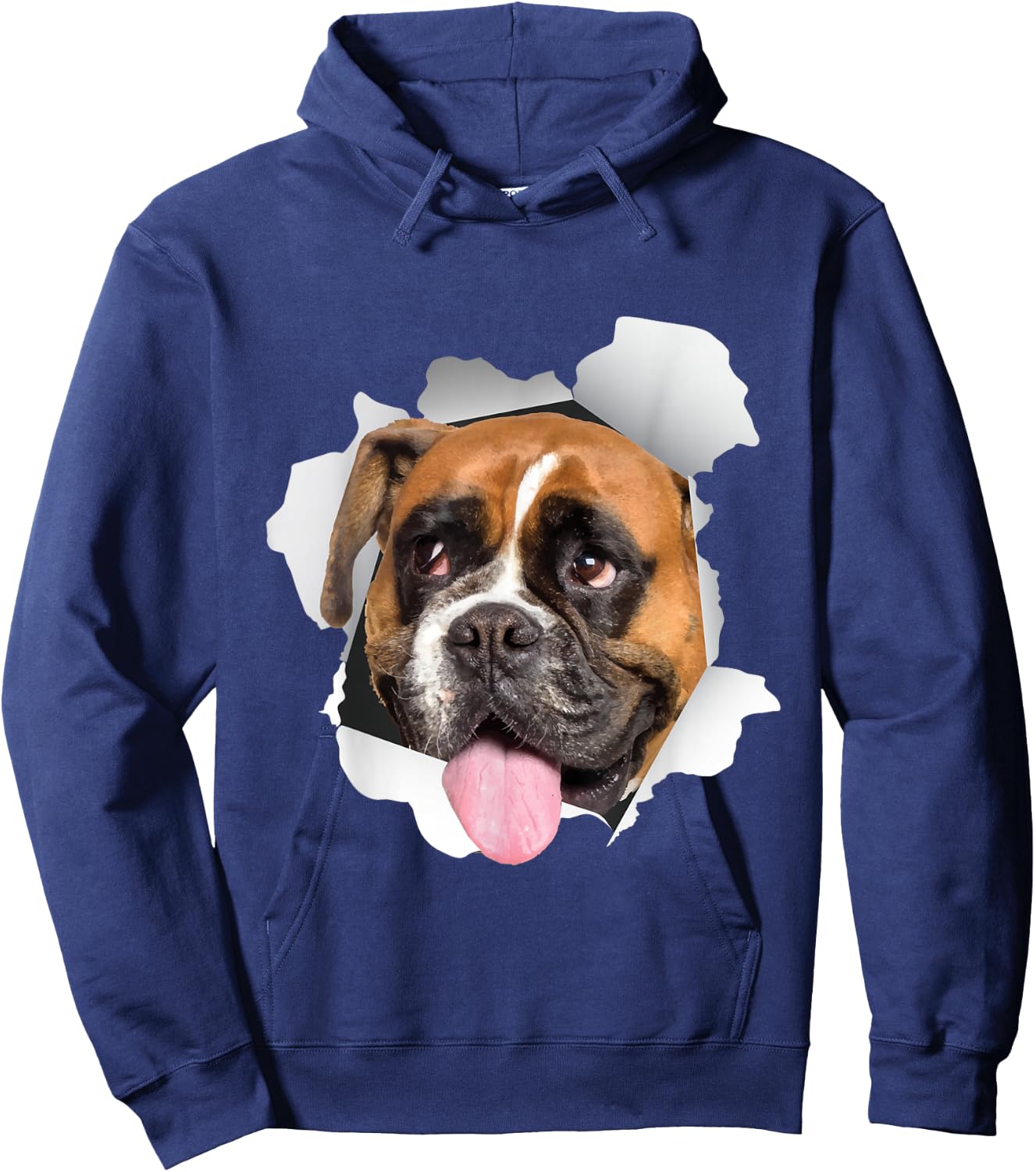 Sneaking Boxer Dog - Animal Breeder Puppy Veterinarian Hoodie - Hoodie | Navy