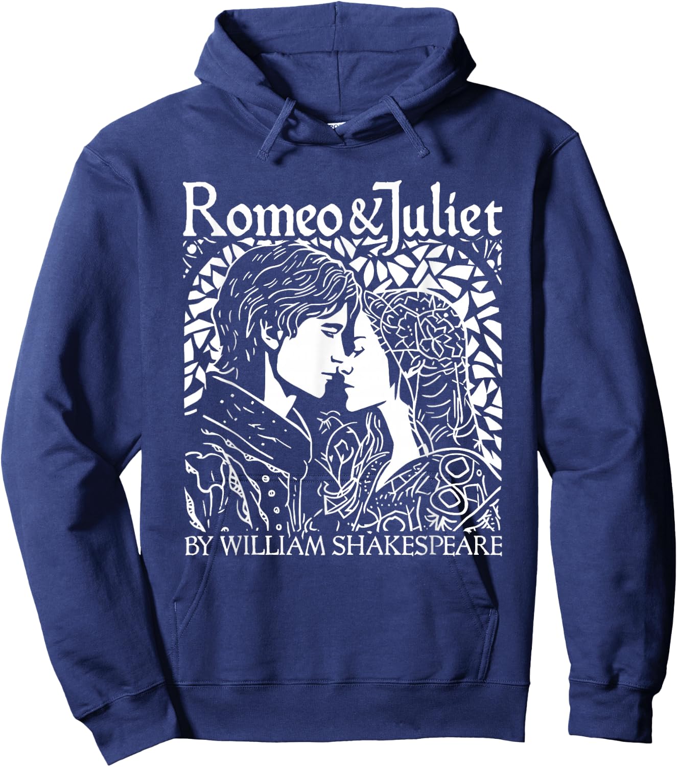 Romeo And Juliet Shakespeare Theater Poetry Drama Valentines Hoodie - Hoodie | Navy