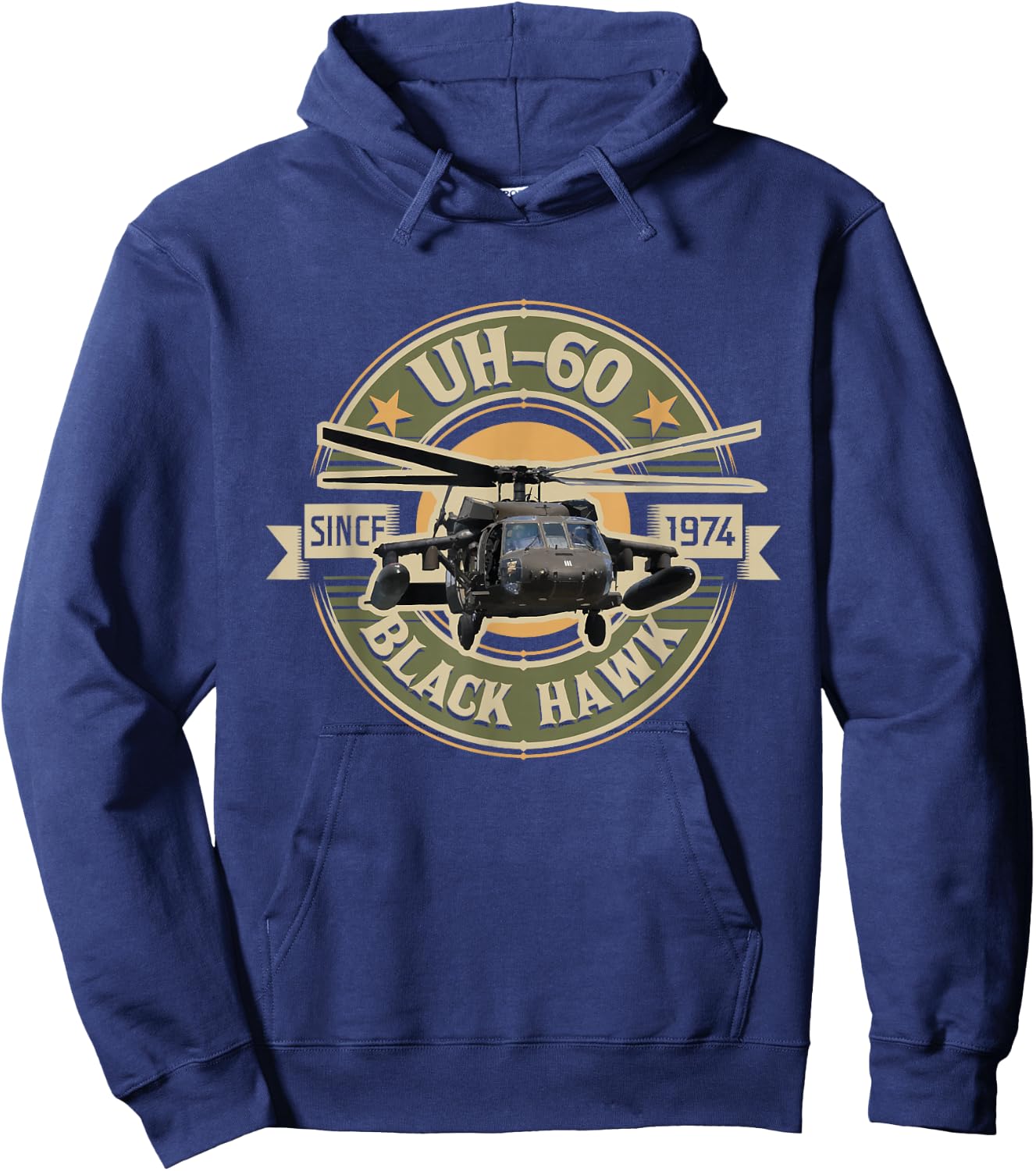 UH-60 Blackhawk - Assault Helicopter Pilot Aviation Hoodie - Hoodie | Navy