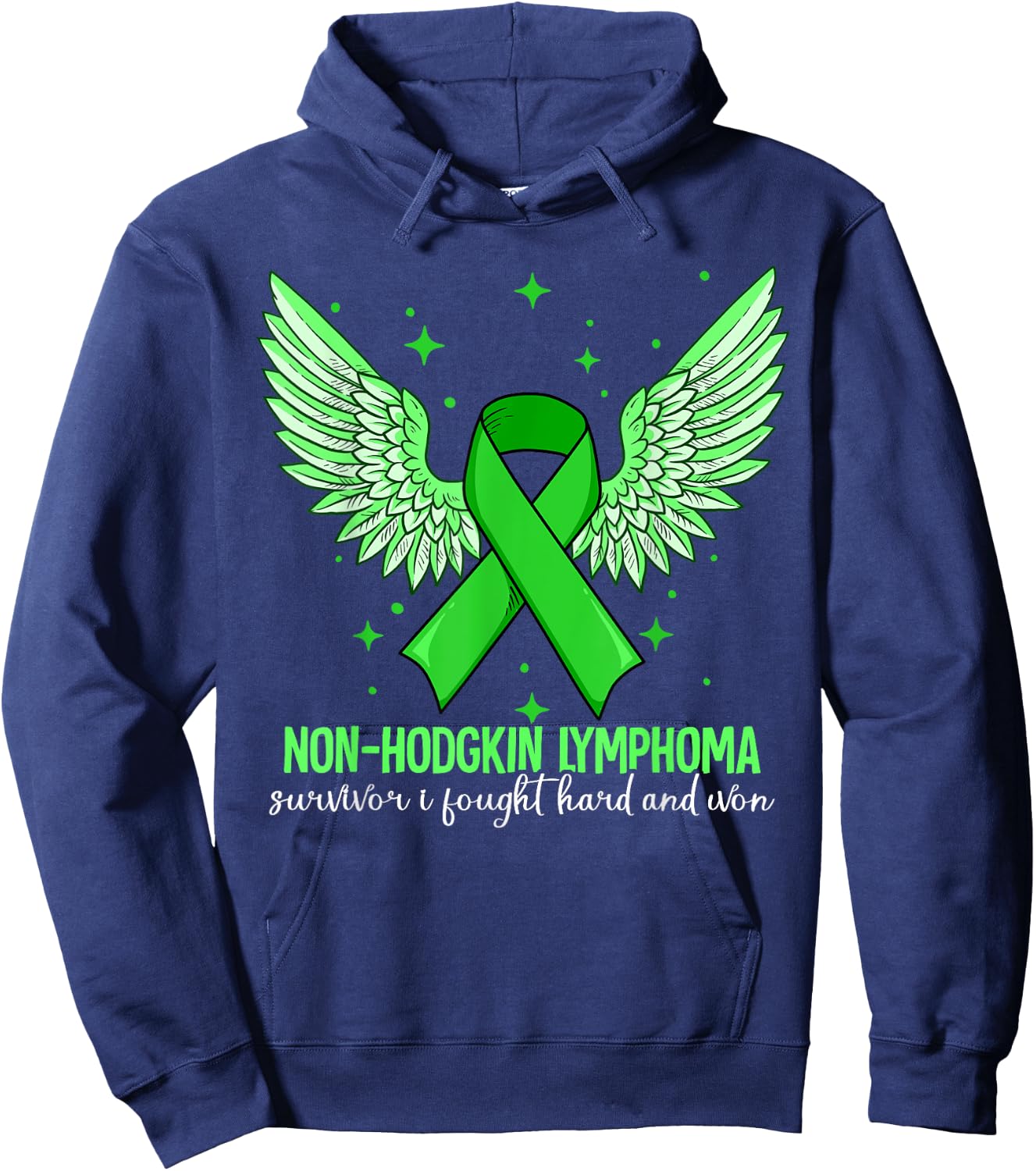 Non Hodgkins Lymphoma Survivor Hoodie - Hoodie | Navy