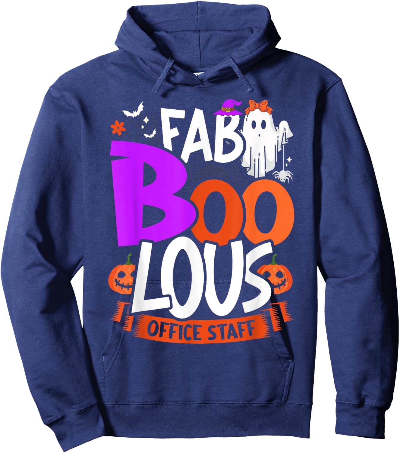 Fab Boo Lous Office Staff Funny Halloween Costume Hoodie - Hoodie | Navy