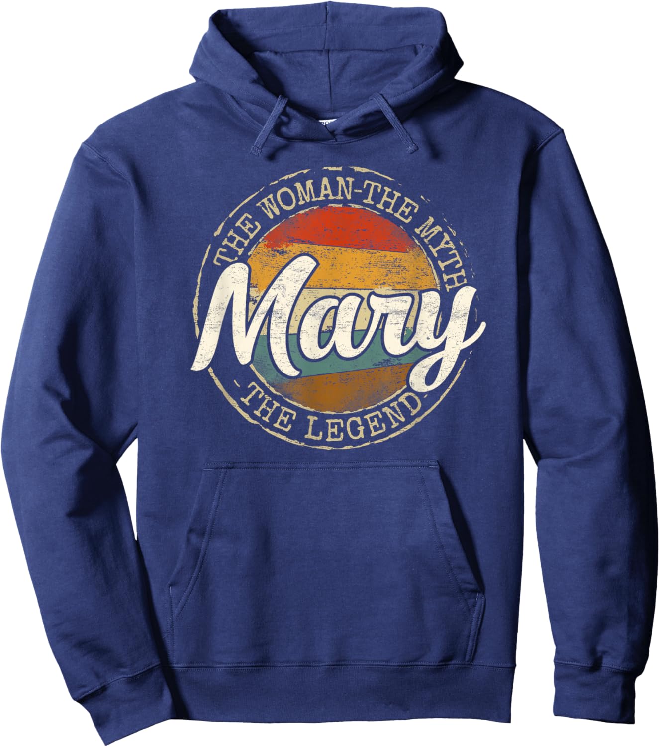 Mary The Woman The Myth The Legend Vintage Name Hoodie - Hoodie | Navy