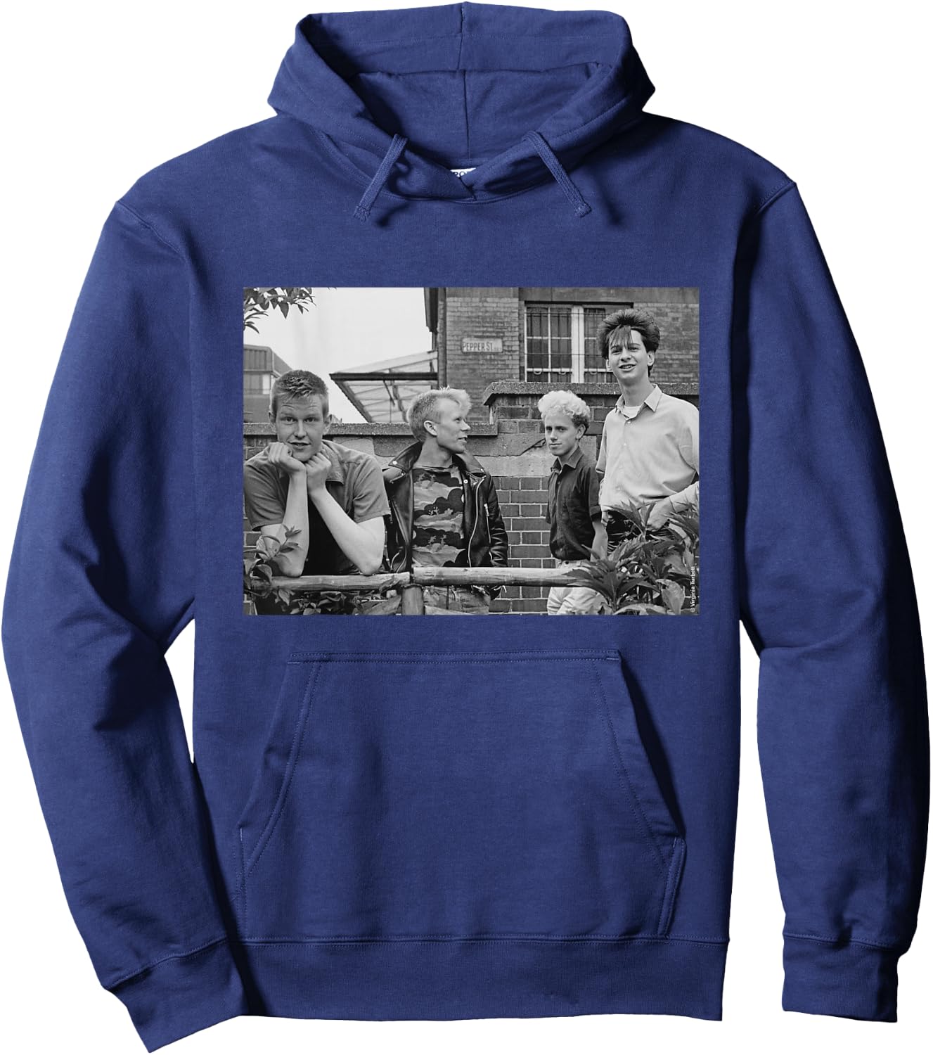David Gahan by Depeche Mode Live 1981 by Virginia Turbett Hoodie - Hoodie | Navy