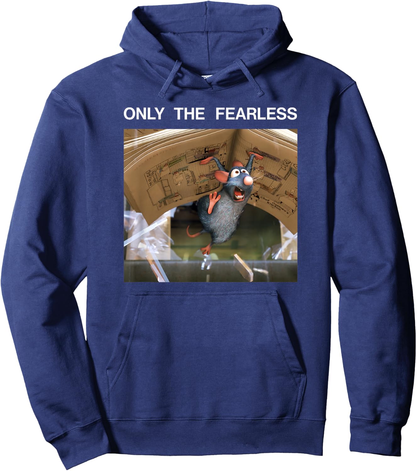 Disney Pixar Ratatouille Fearless Remy Hoodie - Hoodie | Navy