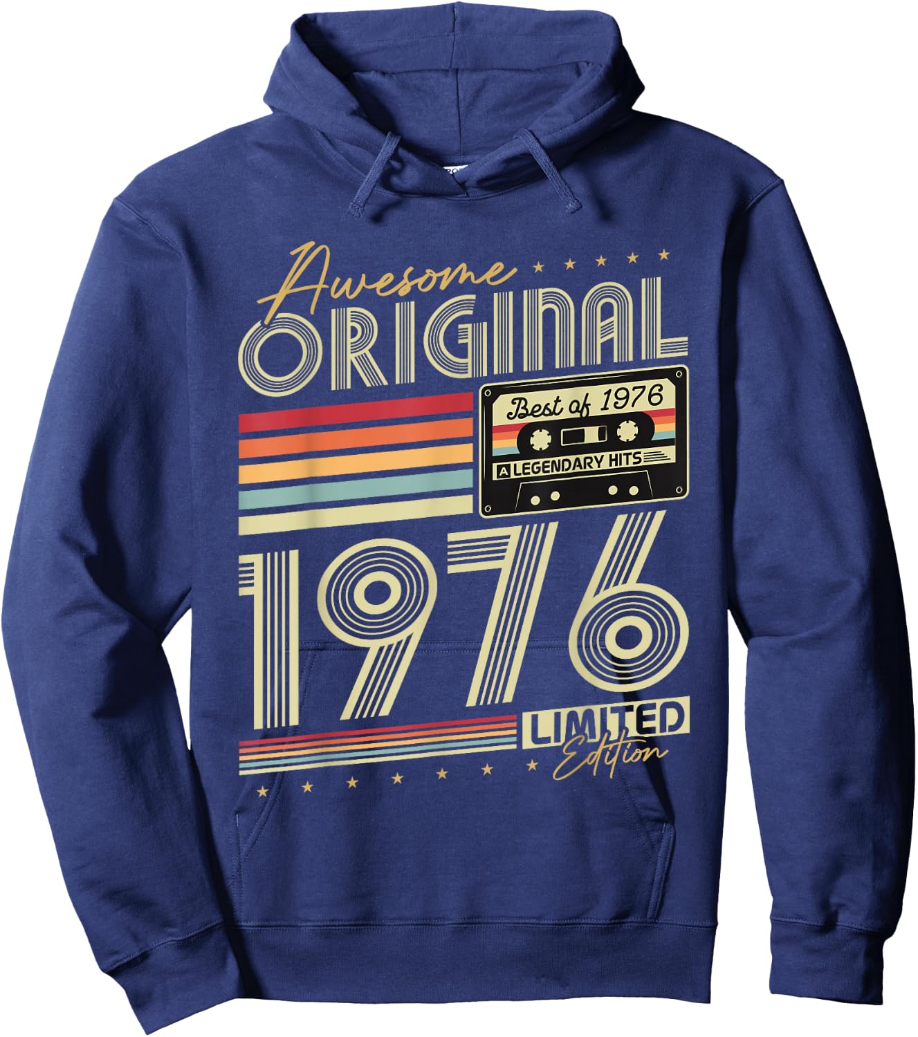Original 1976 Vintage 50 Ans Anniversaire Cadeau Homme Femme Hoodie - Hoodie | Navy