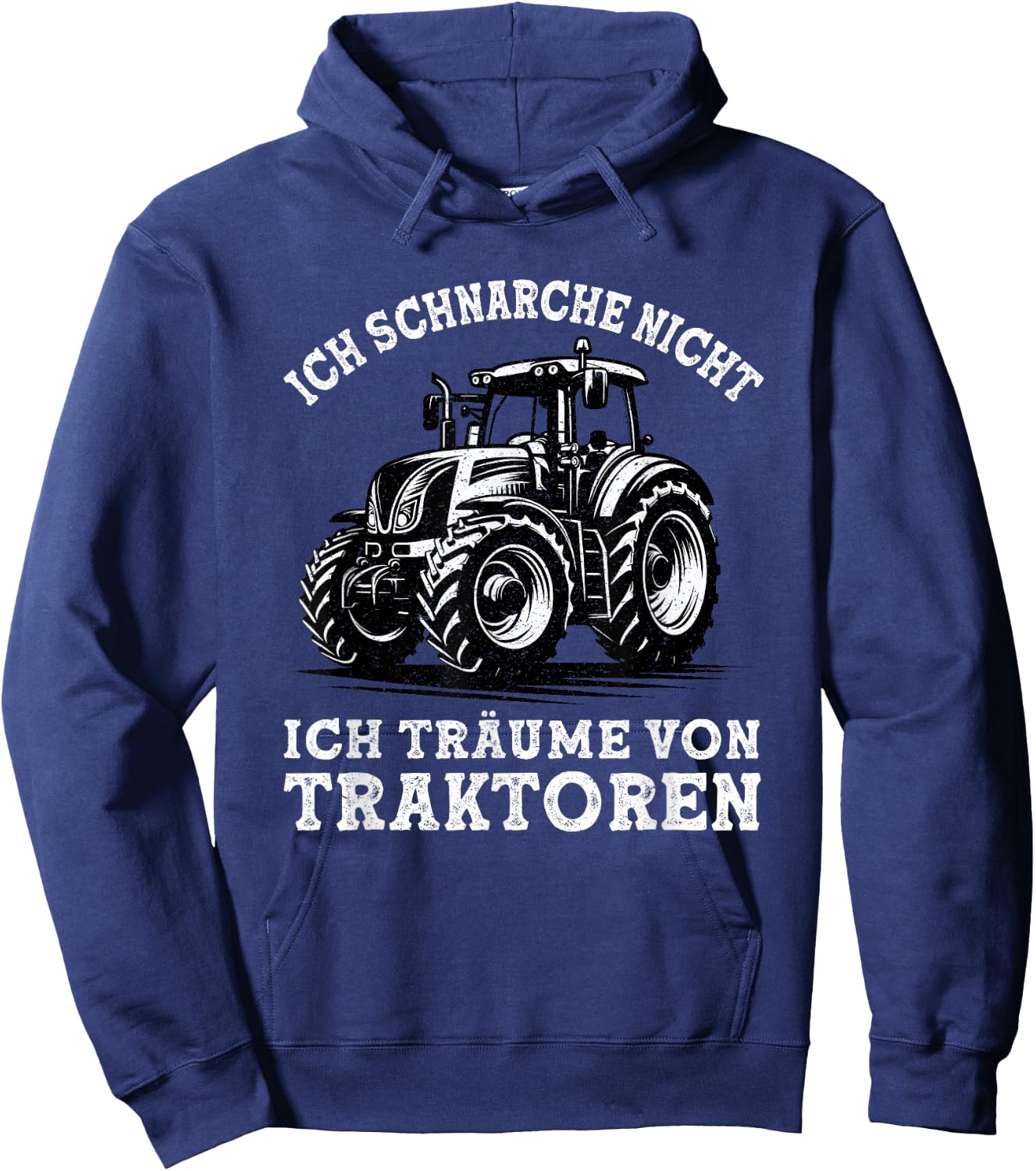 Ich Schnarche Nicht Spruch Lustig Bauer Landwirt Traktor Hoodie - Hoodie | Navy
