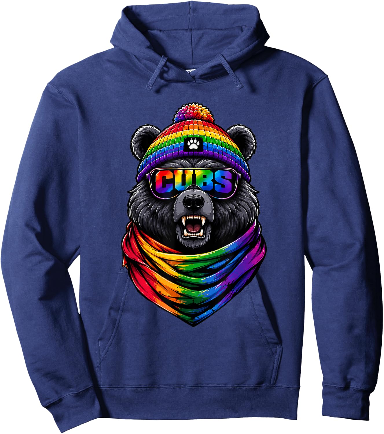 Vintage Cubs Last Name Pride Cubss Namee American Style Hoodie - Hoodie | Navy