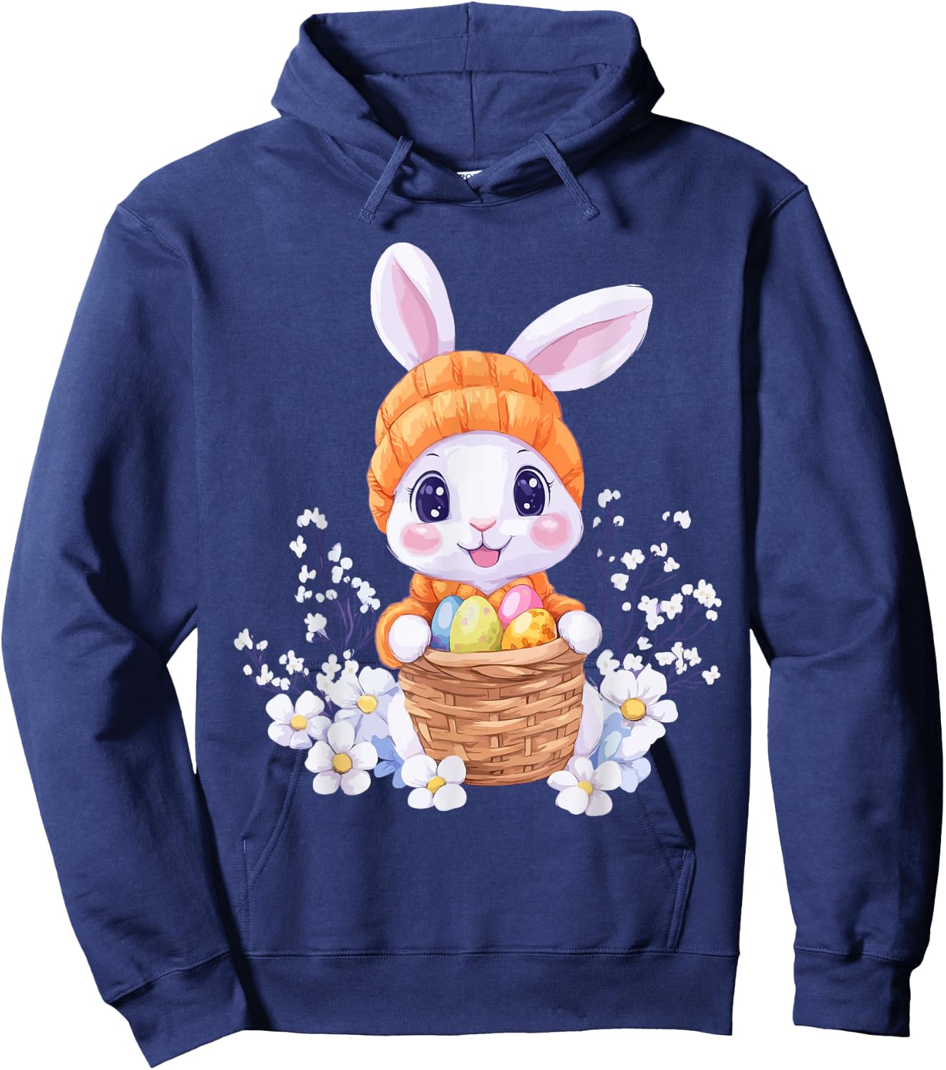 Easter Rabbit Costume Kids Girls Boys Decor Easter Bunny Hoodie - Hoodie | Navy