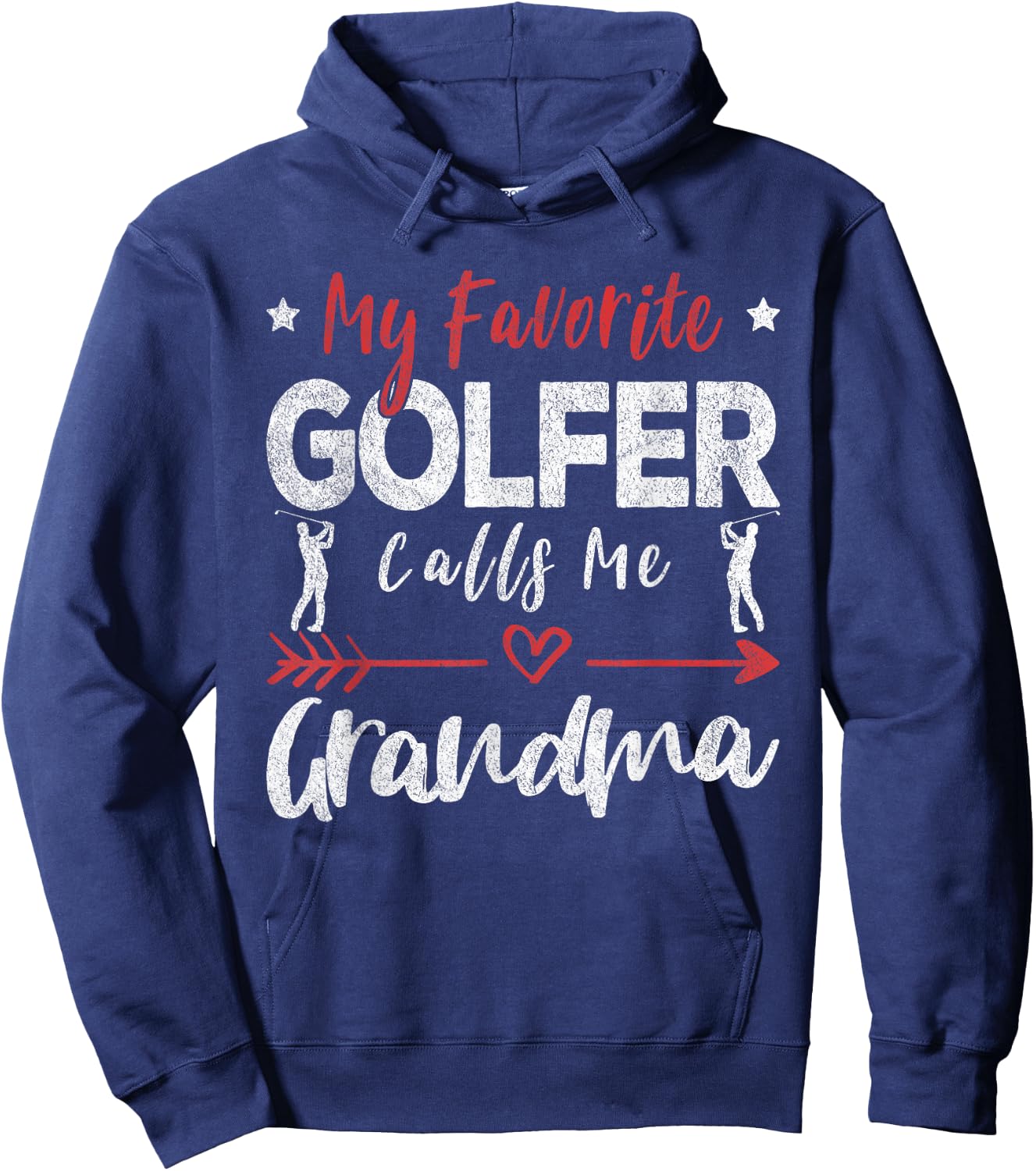 My Favorite Golfer Calls Me Grandma Golf Grandma Hoodie - Hoodie | Navy
