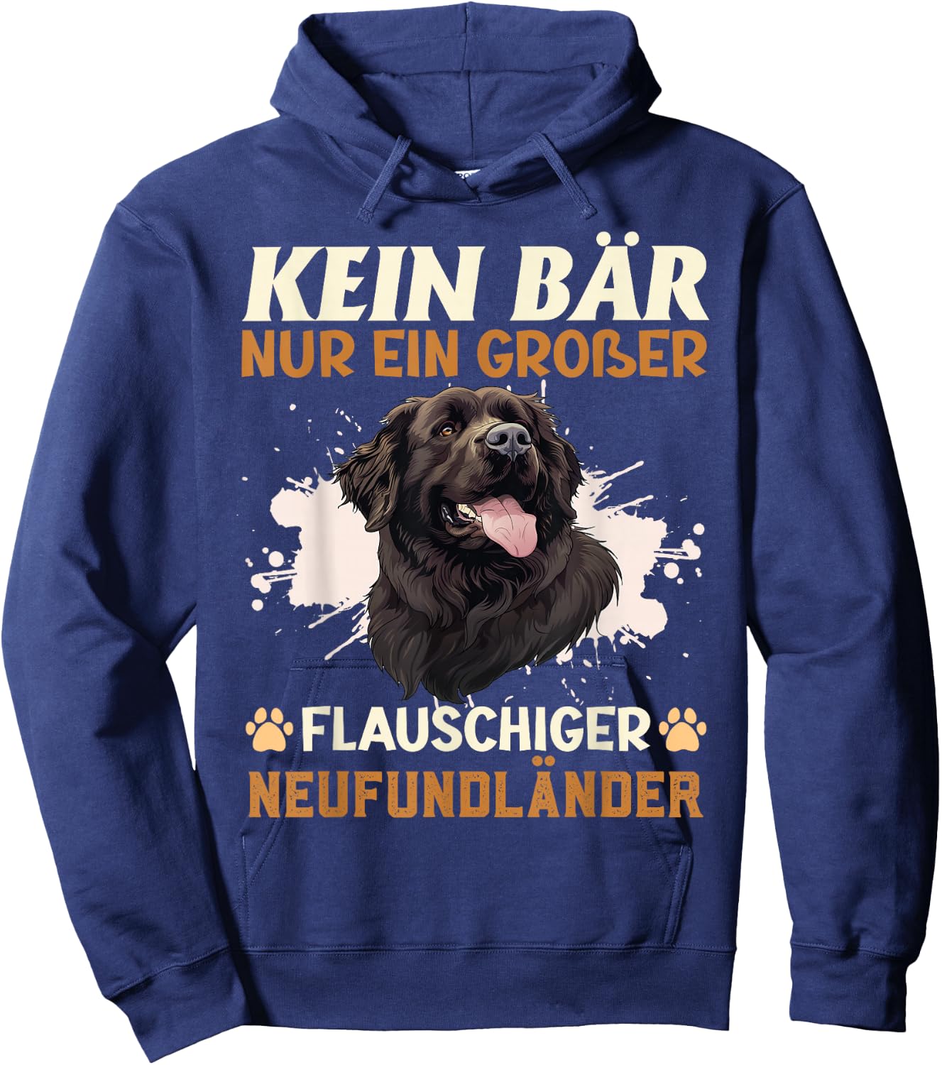 Neufundländer Hund KEIN BÄR NUR EIN GROßER NEUFUNDLÄNDER Hoodie - Hoodie | Navy