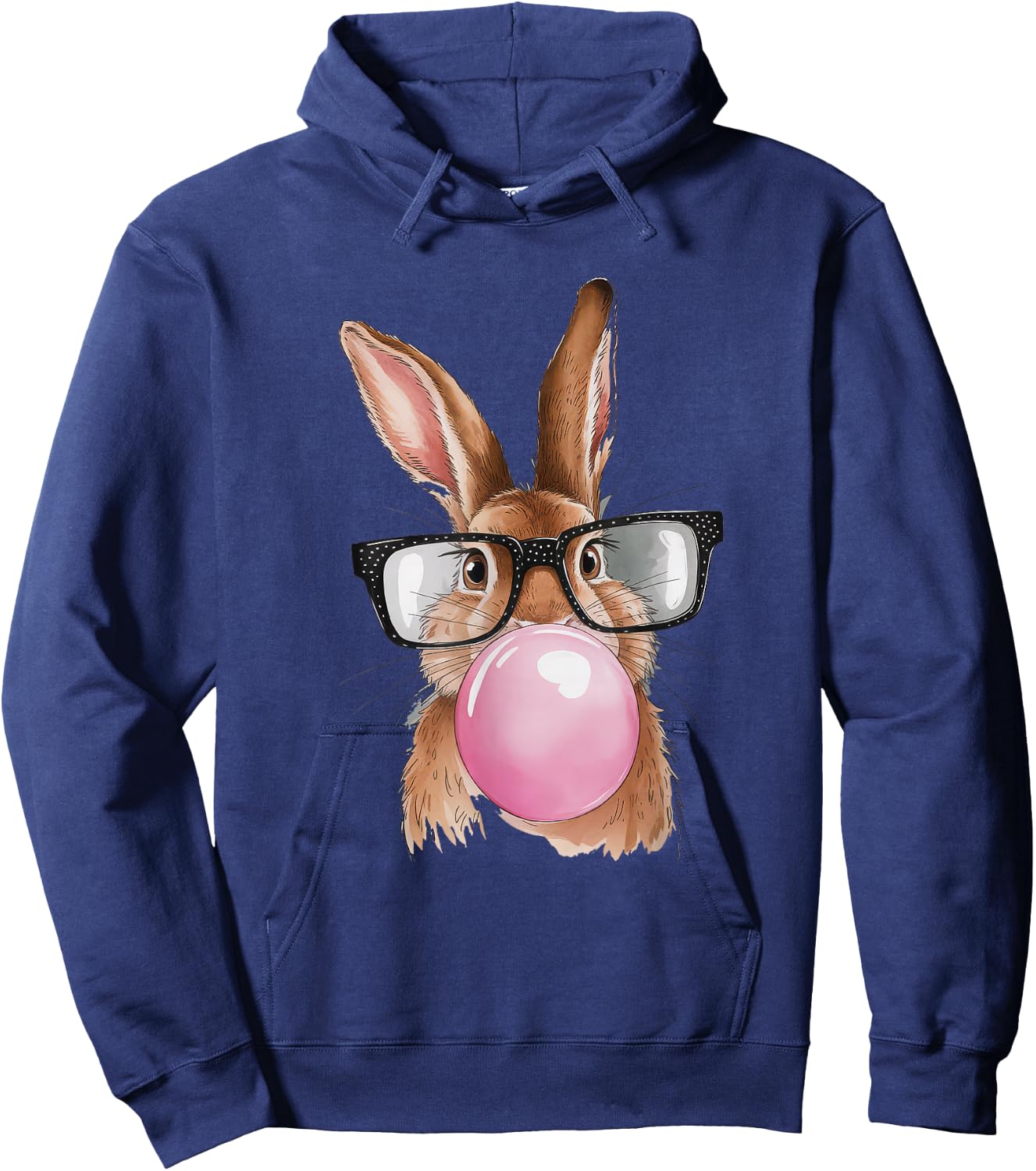 Easter Bunny Gifts Boys Egg Hunt Family Easter Sunday Rabbit Hoodie - Hoodie | Navy