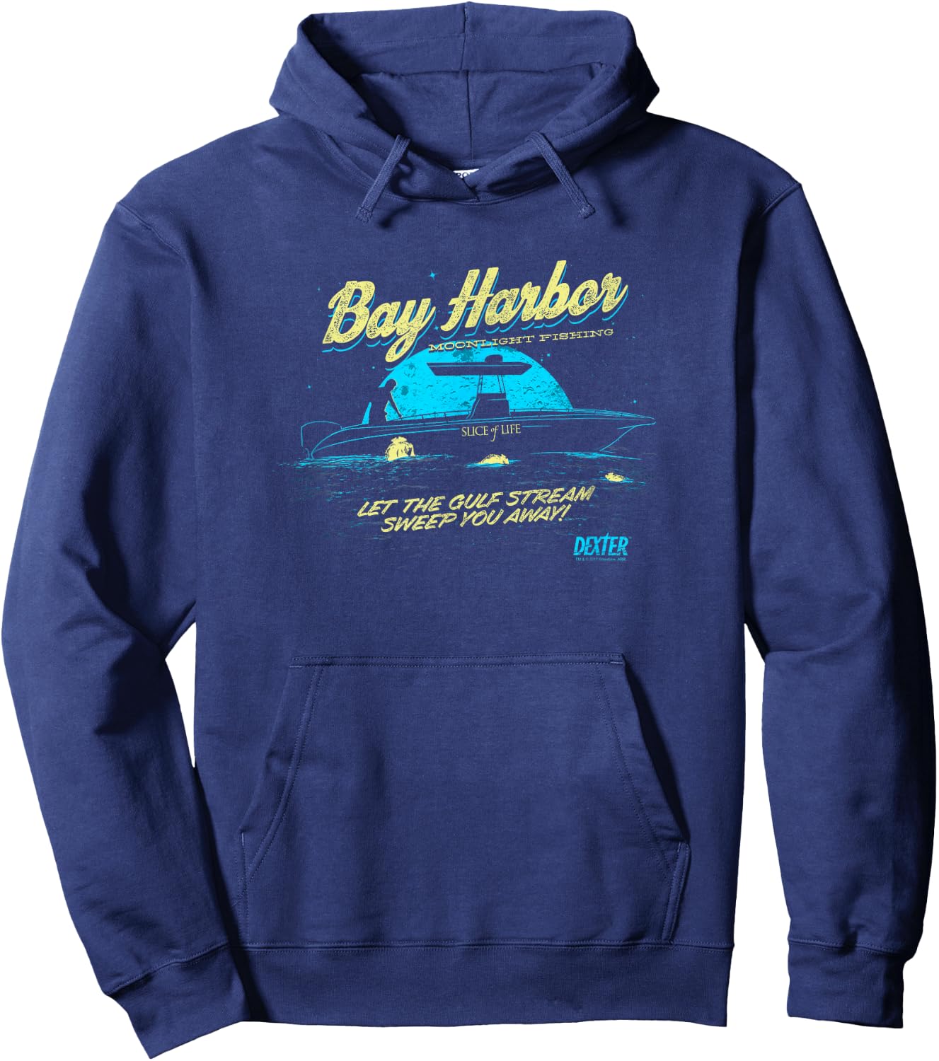 Dexter Moonlight Fishing , black Hoodie - Hoodie | Navy