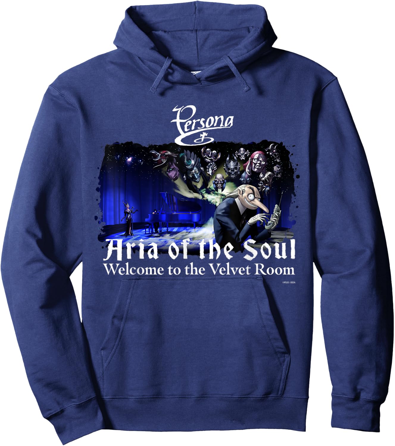 ATLUS Revelations: Persona Welcome to the Velvet Room Hoodie - Hoodie | Navy