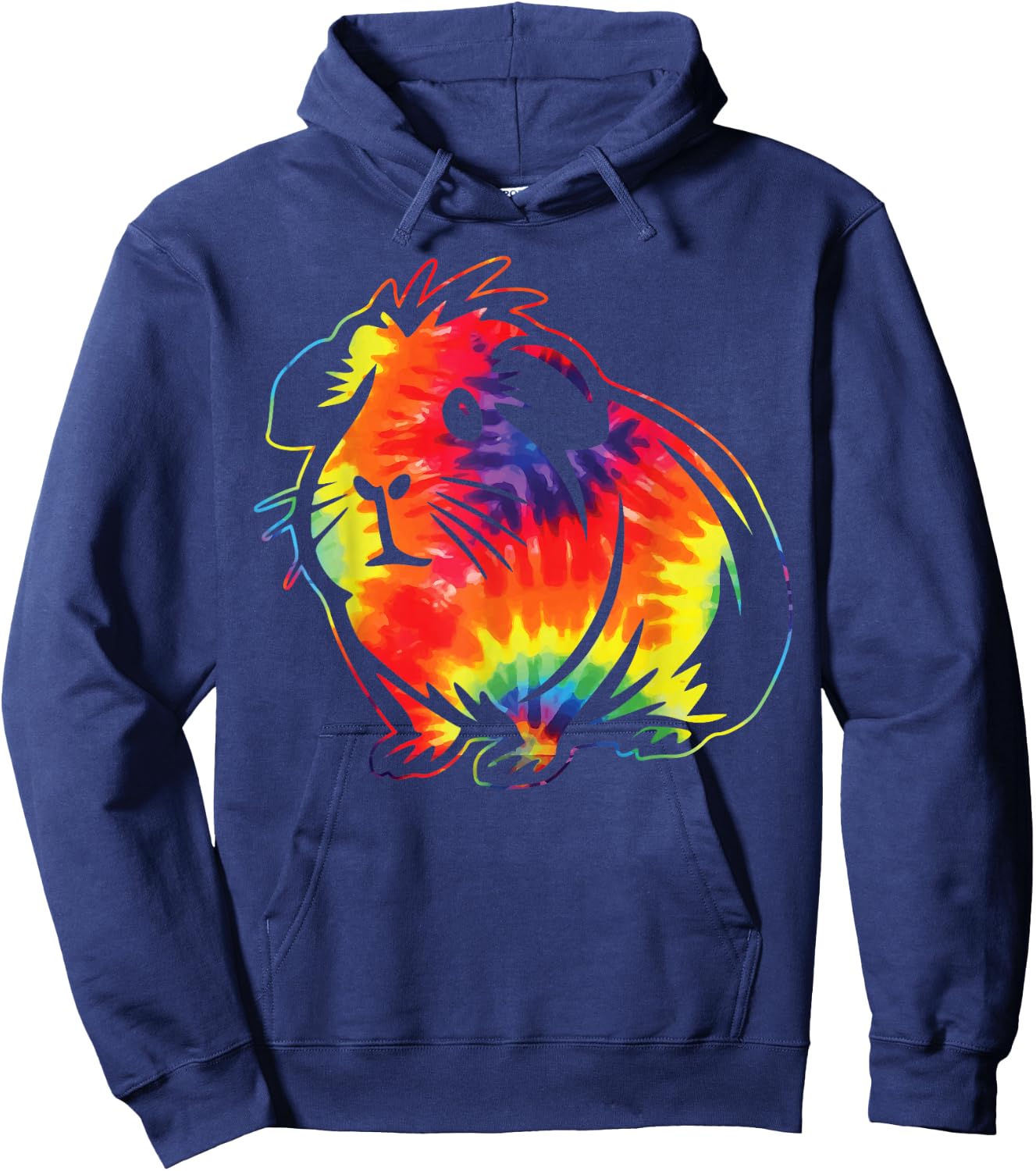 Guinea Pig Tie Dye Hoodie - Hoodie | Navy
