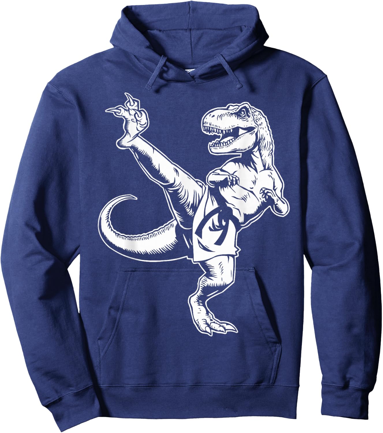Taekwondo Dinosaur Martial Arts Kids Men Boys Karate Hoodie - Hoodie | Navy