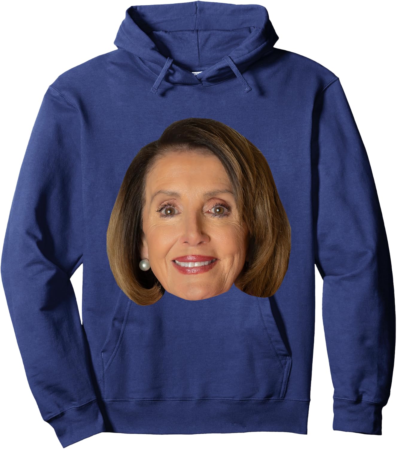 Nancy Pelosi Face Hoodie - Hoodie | Navy
