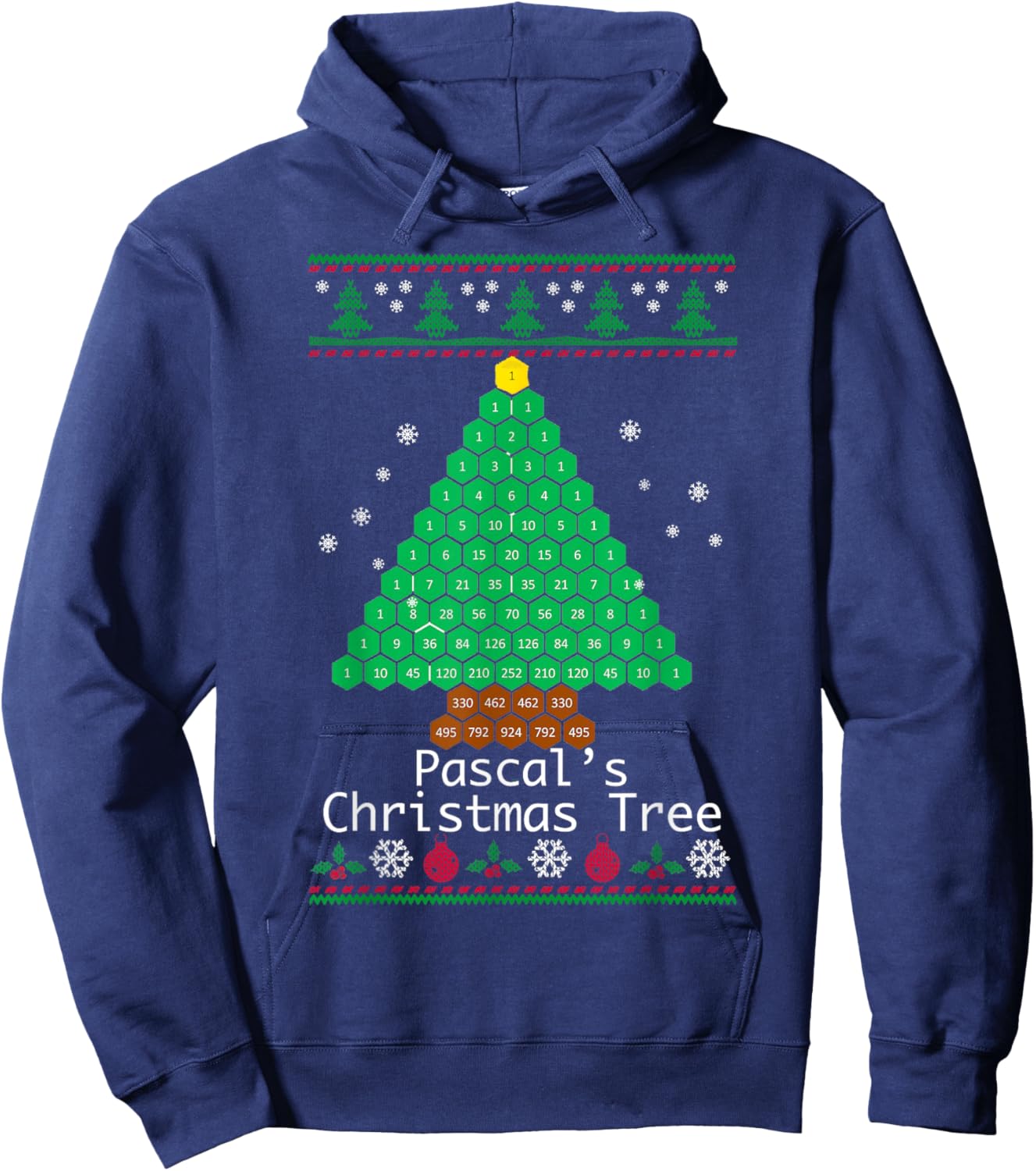 Pascal's Christmas Tree Women Men Shirt Gift Hoodie - Hoodie | Navy