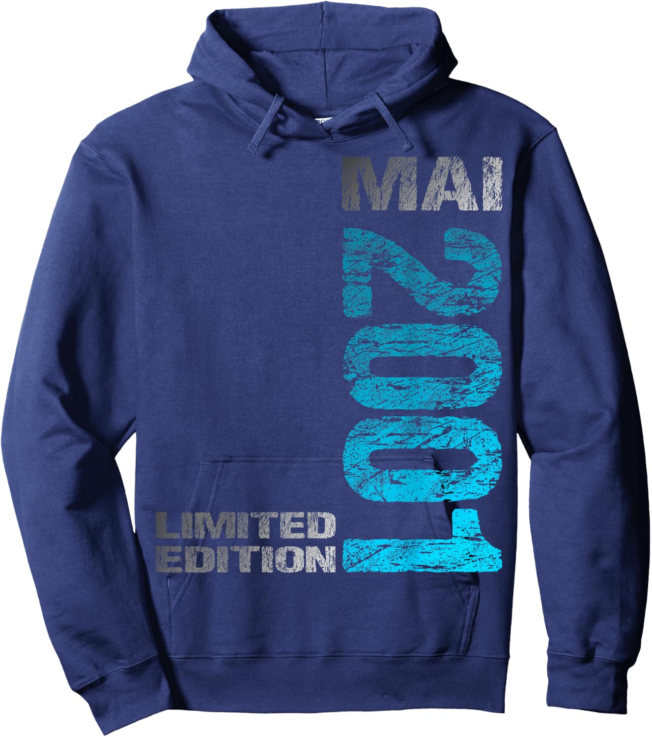 Mai 2001 Mann Frau 25. Geburtstag Limited Edition 25 Hoodie - Hoodie | Navy