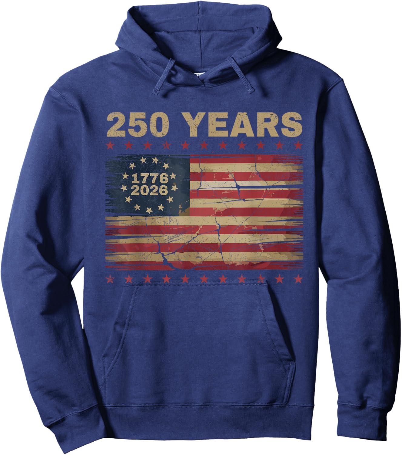 250th Anniversary USA Hoodie - Hoodie | Navy