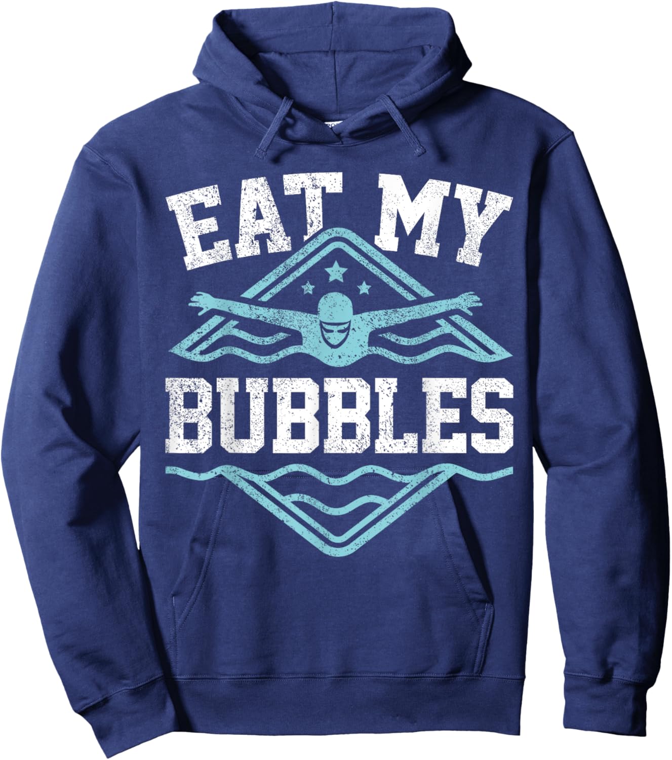 Funny Swimming Saying Swim Swimmer Hoodie - Hoodie | Navy