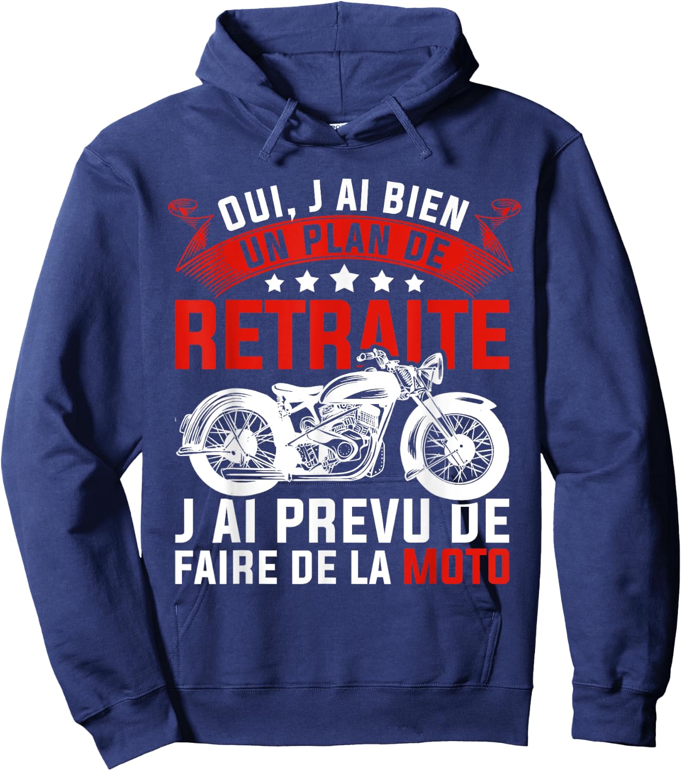 Biker Men's Motorcycle Gift Motorcycle Biker , Black Hoodie - Hoodie | Navy